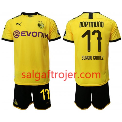 Borussia Dortmund Fodboldtrøjer Sergio Gomez 17 Børn Hjemmebanesæt 2019/20 Kort ærmer Borussia Dortmund Fodboldtrøjer Sergio Gomez 17 Børn Hjemmebanesæt 2019/20 Kort ærmer